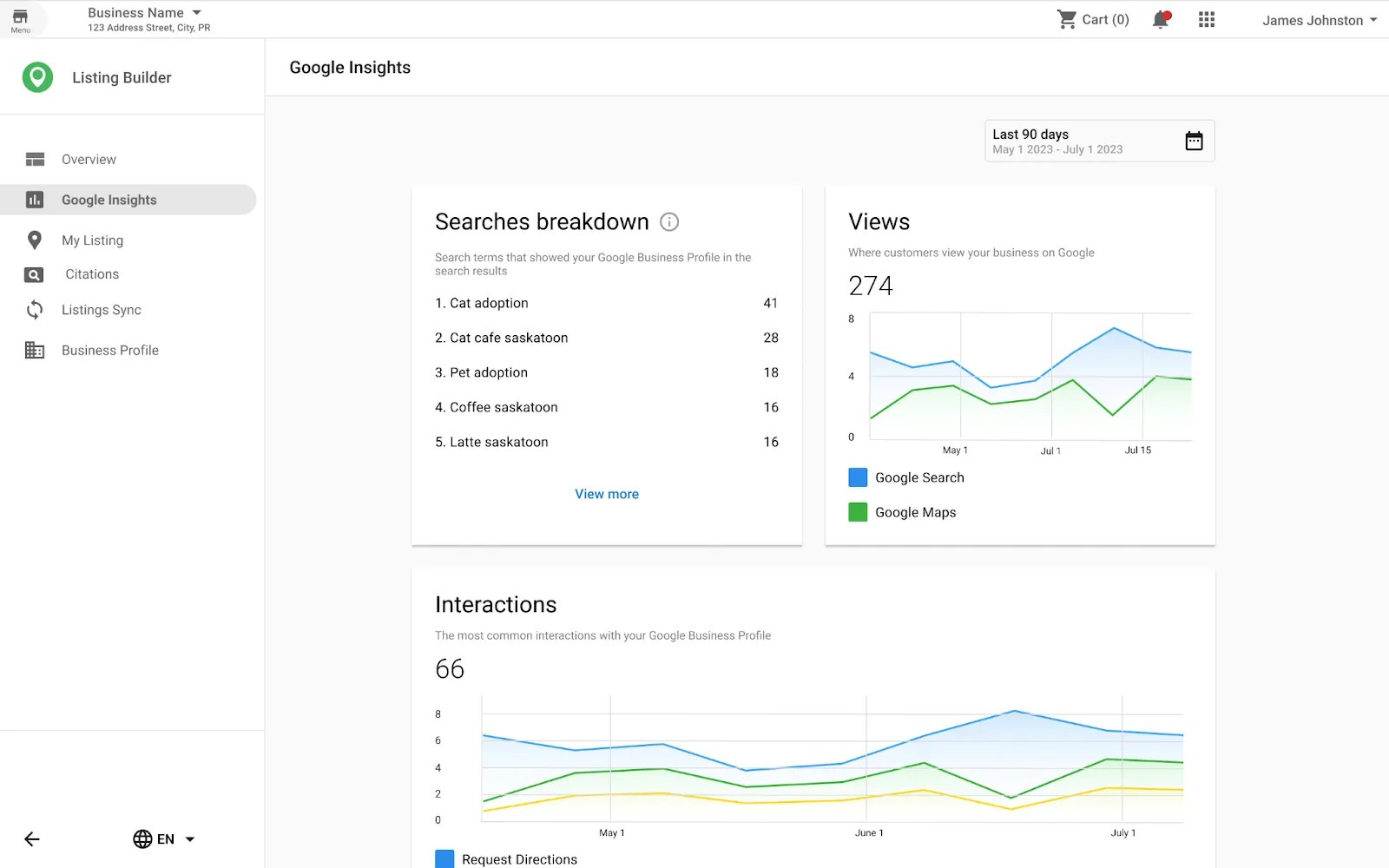 listings builder